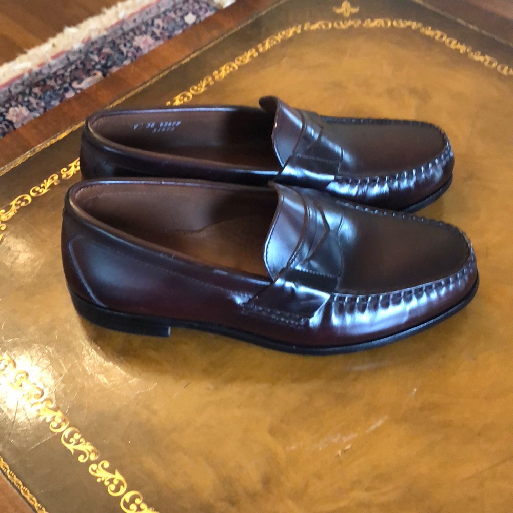 Oxblood Allen Edmonds Walden Pennyloafers 9 wide
